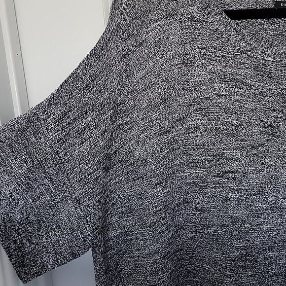 Eileen Fisher Organic Cotton Drop Shoulder Marled Sweater, XL - Picture 5 of 7